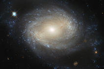 Une photo de galaxie